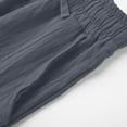 thumbnail image 6 of Mgmyaa Girls Casual Pants Kids Elastic Waist Wide Leg 7/8th Split Trousers with Pockets, 6 of 6
