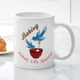thumbnail image 5 of CafePress - Baking Birds Mug - 11 oz Ceramic Mug - Novelty Coffee Tea Cup, 5 of 6