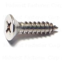 #10 x 3/4" 18-8 Stainless Steel Phillips Flat Head Sheet Metal Screws SMSFSS-205