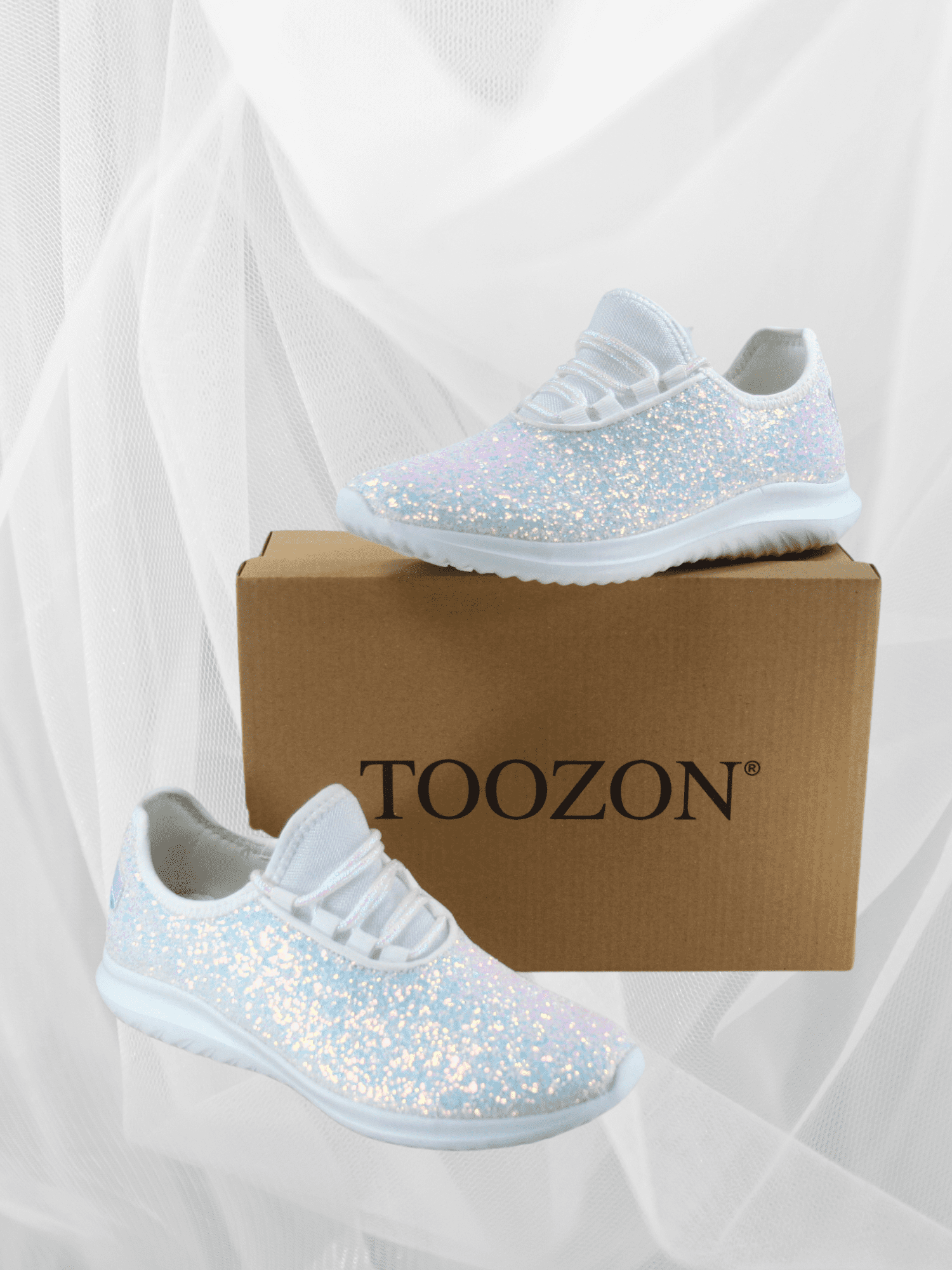 Lotus-08 Women's Fashion Sparkle Glitter Comfort Light