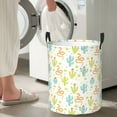 thumbnail image 5 of Fuzoiu Snake And Cactus Print Circular Hamper,Laundry Basket with Handle,Collapsible Laundry,Dirty Clothes Storage Basket,for Bedroom Bathroom Dorm Living Room-Medium, 5 of 6