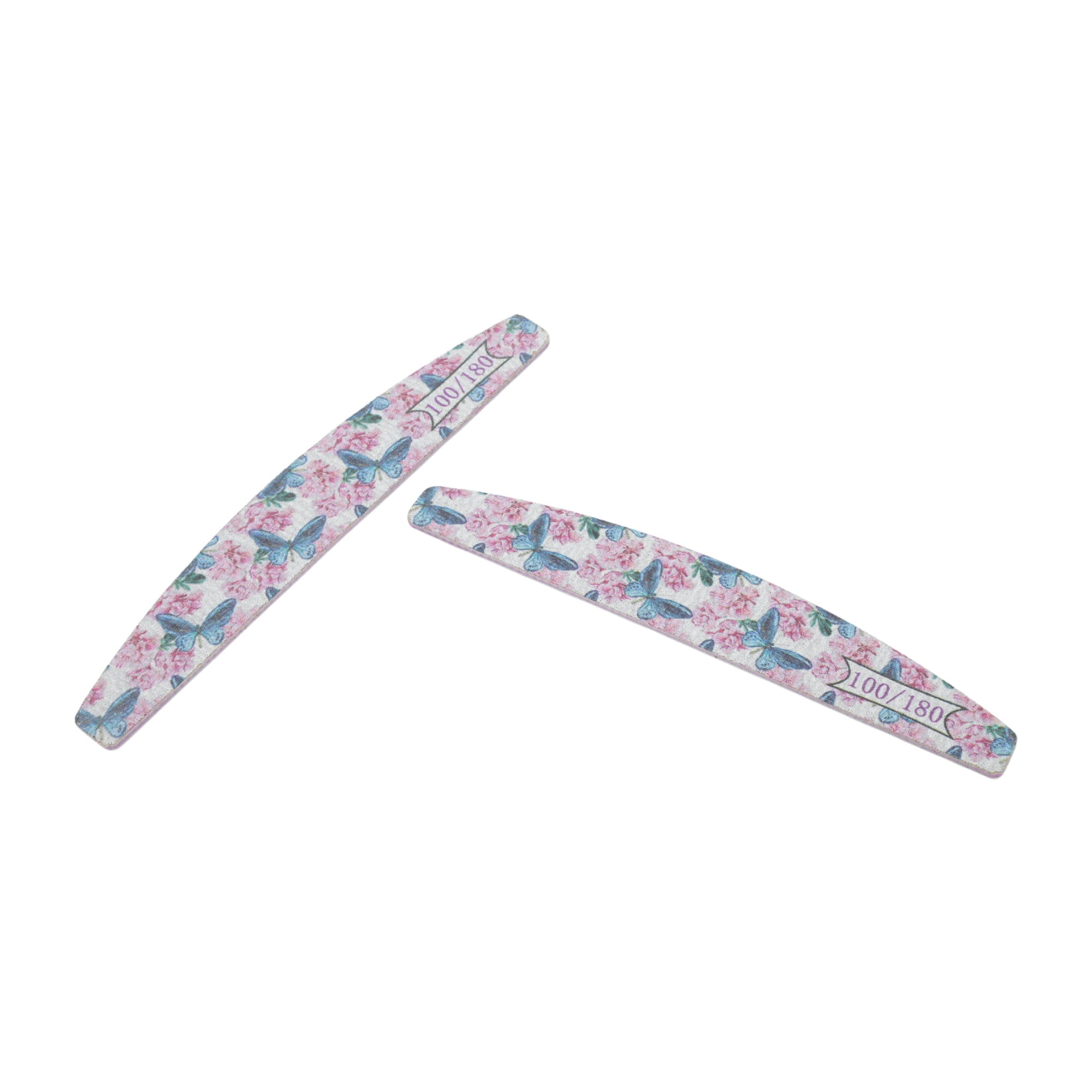 Unique Bargains Half-moon HD-001 Nail Files 5 Pcs Colorful [Half-moon HD-010]