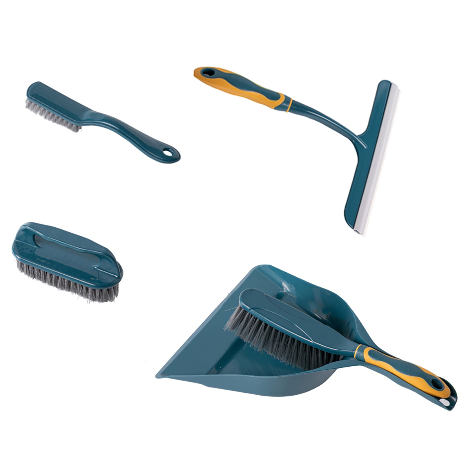 FANCY Home Desktop Mini Broom Small Broom Set with Dustpan Keyboard 5piece Set Nonslip Handle