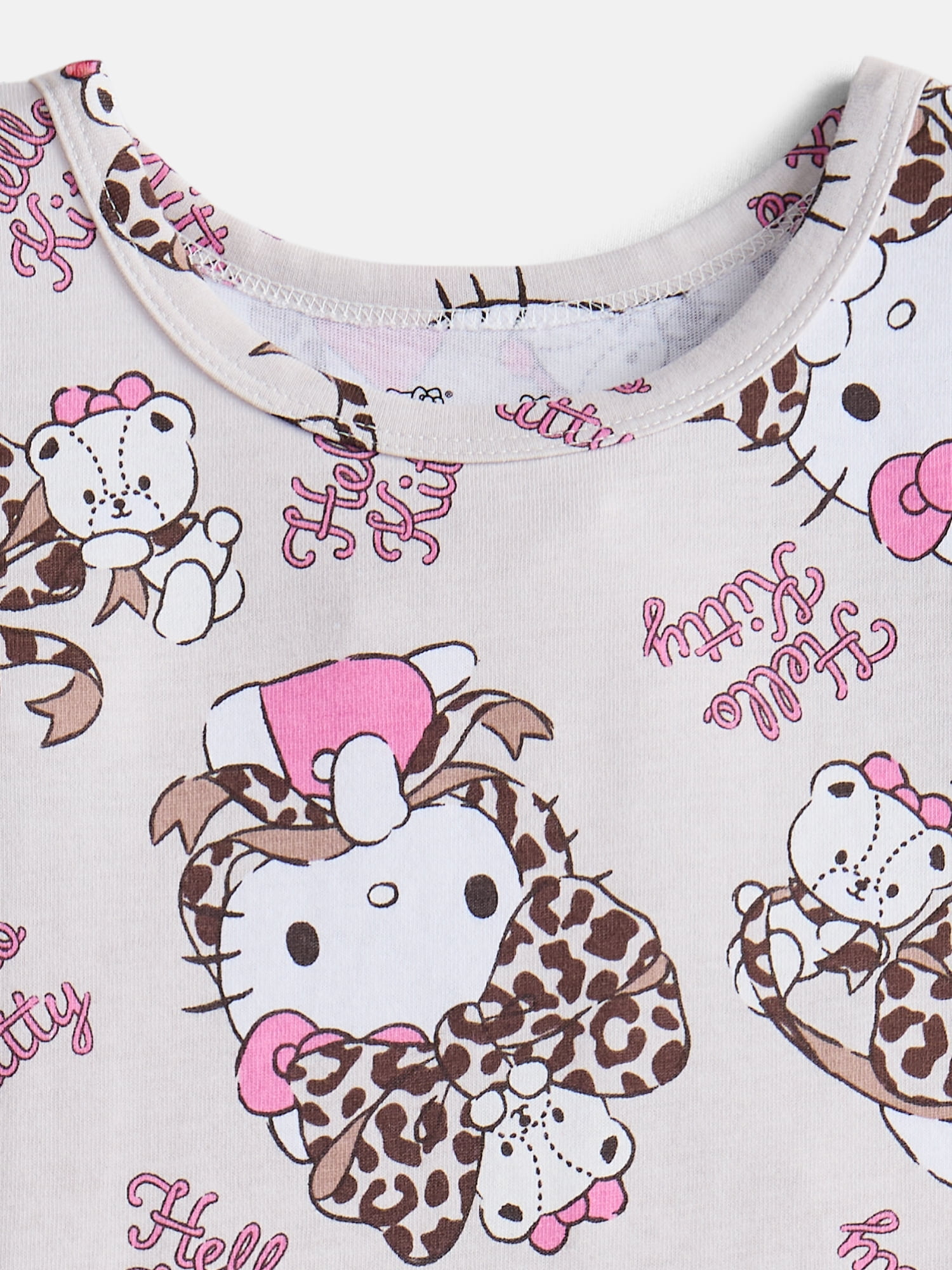 Barbie Girls Print Skater Dress with Short Sleeves, Sizes 4-12