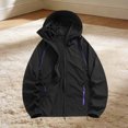 thumbnail image 6 of Noric Women's UPF50+ Sun Protection Jacket Hooded Long Sleeve Lightweight Windbreaker Zip Up Casual Summer with Pockets, 6 of 7