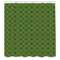 thumbnail image 2 of Ambesonne Sage Shower Curtain, Mandala Geometrical Floral, 69"Wx84"L, Fern Green Olive Green, 2 of 4