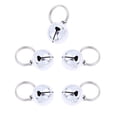 thumbnail image 4 of RomaMX 5 uds., Campanas de oro y platino, campanas de Navidad de cobre abierto, accesorios para mascotas, campanas para perros y gatos, decoración de cobre para la vida silvestre, 4 of 8