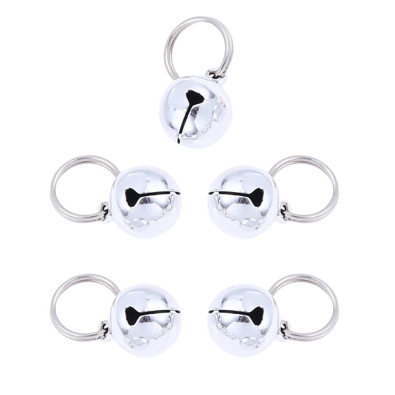 Topbathy 5pcs Loud Collar Bells for Small Animals and Cats Non Rust Accessories for Bird Safety and Pet Identification 18mm