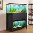 thumbnail image 7 of DEXTRUS Modern Heavy-Duty & Power Outlets Wooden Aquarium Stand, Black, 36.2L x 20.5W x 8.26H, 7 of 7