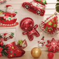 thumbnail image 5 of 2 piezas de globo de aluminio navideño, muñeco de nieve viejo, alce, hombre de jengibre, árbol de Navidad, decoración navideña de dibujos animados, suministros para fiestas., 5 of 5