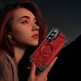 thumbnail image 7 of Designed for Samsung Galaxy S25 Plus Armor Case with Camera Cover Stand, Shockproof Protection Compatible with MagSafe Rugged Case Cover for Galaxy S25 Plus, Support Car Magnetic Holder - Red, 7 of 7