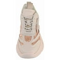 thumbnail image 4 of Berness Women Chunky Platform Sneakers Rhinestone Bling Fashion Trainers Lace Up Casual Athletic Shoes CHARLEE Beige Nude 7, 4 of 6
