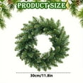 thumbnail image 3 of Christmas Wreaths Outdoor Realistic Artificial Winter Greenery Pine Cedar Wreaths for Windows Xmas Holiday Home Table Mantle Yard Staircase Wall Door Porch Hanging Decor Outdoor Indoor, 3 of 4