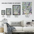 thumbnail image 3 of Artery8 Lavender Wildflowers Bouquet in Vase Fun Rustic Living Room Unframed Wall Art Print Poster Home Decor Premium, 3 of 5