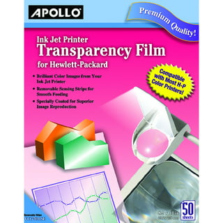 Apollo Write-On Transparency Film, 100 Sheets, Film