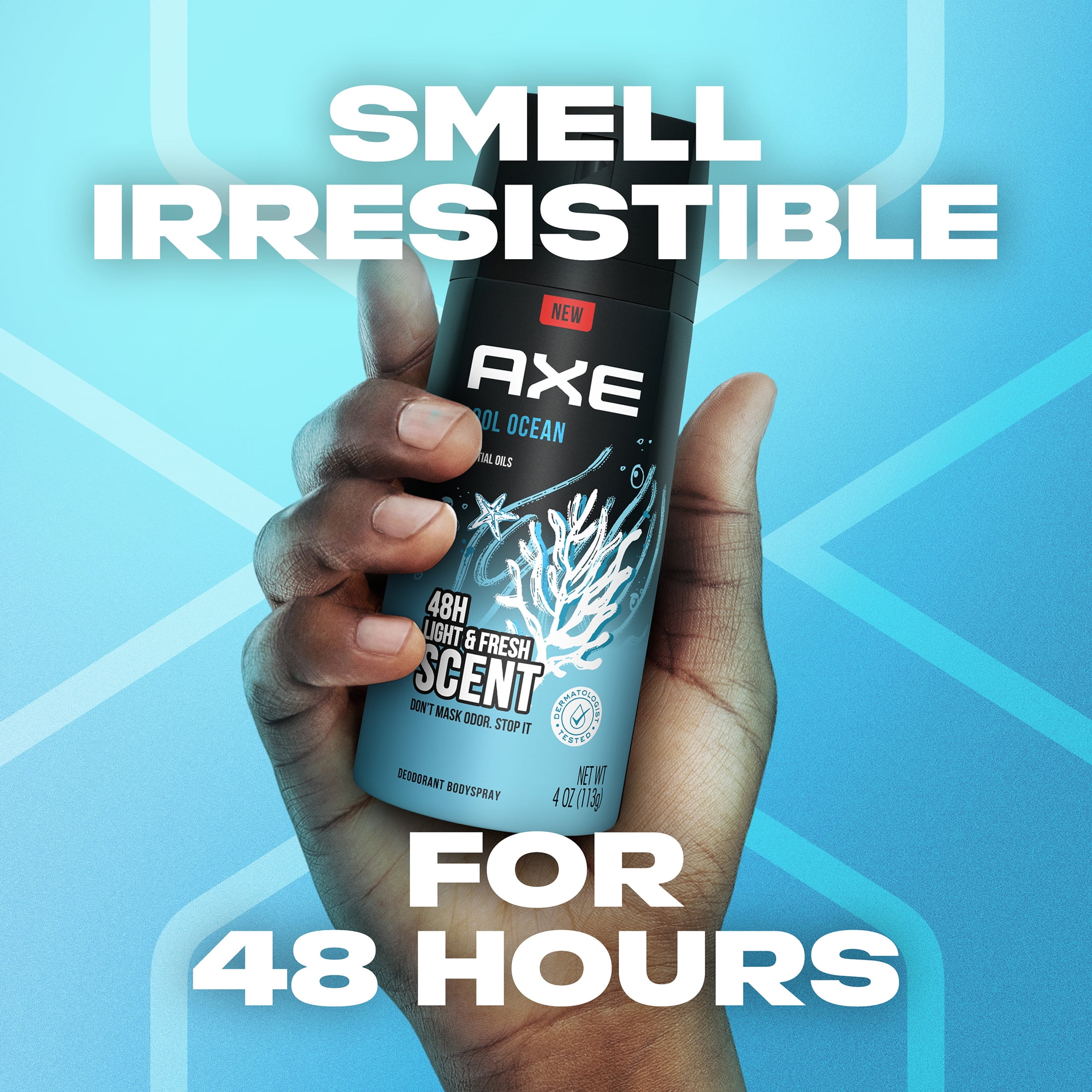Buy Axe Cool Ocean 48H Light & Fresh Deodorant Body Spray 4 Oz Online
