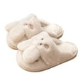 thumbnail image 2 of Fozruso Cozy Animal Themed Indoor Slippers For Kids Girls With Sole Winter Shoes For Kids Soft Warm Lined Home Footwear,Girls Soft Plush Slippers Sizes 12.5 Little Kid(6-7 Years), 2 of 6