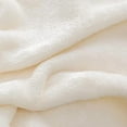 thumbnail image 4 of Flannel Sheets Twin Size White - Super Soft Fleece Sheets Set Fluffy Extra Plush, 3 Piece(Include Fitted Sheet, Flat Sheet, 1 Pillowcase), 4 of 7