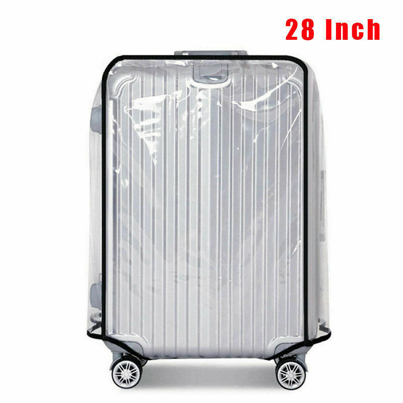 transparent luggage cover