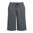 thumbnail image 4 of uvwlwu Men Baggy Capri Sweatpants Elastic Waist Loose Athletic Shorts with Side Pockets for Workout Gym Daily Casual Wear,XL, 4 of 5