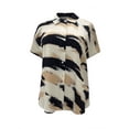 thumbnail image 1 of Ropa Playa Ocean Pacific para Mujer Blusa Camisera Botones Manga Corta Brochas Multicolor Talla CH, 1 of 4