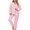 Pink, variant on Ekouaer Womens Pajamas Set 2 Piece Button Down Pjs Soft Long Sleeve Top and Pants Sleepwear Set Lounge Sets Red Plaid