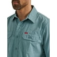 thumbnail image 4 of Wrangler® Men's Relaxed Fit Short Sleeve Twill Shirt, Sizes S-5XL, 4 of 5