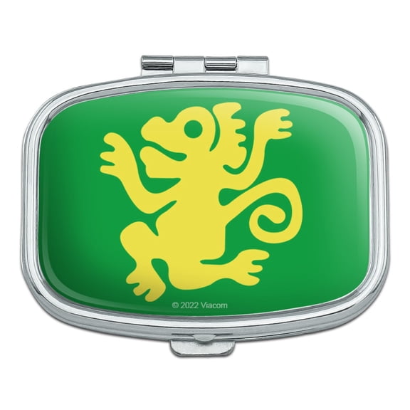 Hidden Temple Green Monkeys Rectangle Pill Case Trinket Gift Box