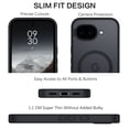 thumbnail image 5 of BENTOBEN Google Pixel 10a Case 6.3 Inch, Magnetic Mag-Safe Compatible Slim Shockproof Protective Phone Cover, Translucent Matte Black, 5 of 8
