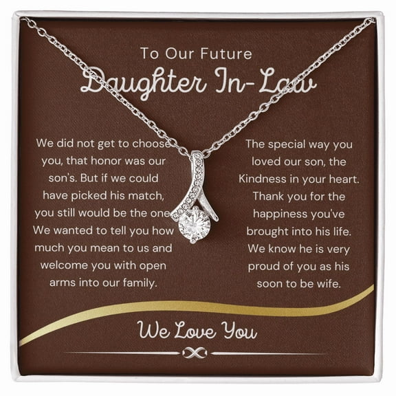 Future Daughter In Law Gift Alluring Beauty Necklace Standard Box