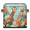 Multicolor 3, variant on CURLYOOT Giraffe African Animals 11 x 11 Inch Cube Storage Bin, Decorative Storage Cube Foldable Basket with Leather Handle, Fabric Bin for Closet Shelves Home Organizer