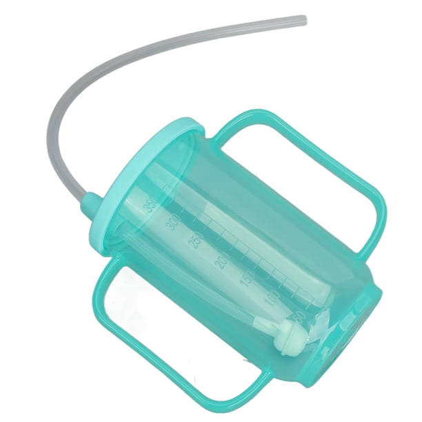 Taza Con Pajita Para Alimentación Líquida, Taza Para Sorber Para Adultos De Fácil Agarre Y Resistente, 350ml, Resistente Al Calor Para Personas Mayores