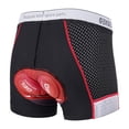 thumbnail image 5 of Ropa interior para andar en bicicleta para hombre, de malla de ángulo plano, transpirable, de secado rápido, con cojín de silicona espesado, 5 of 5