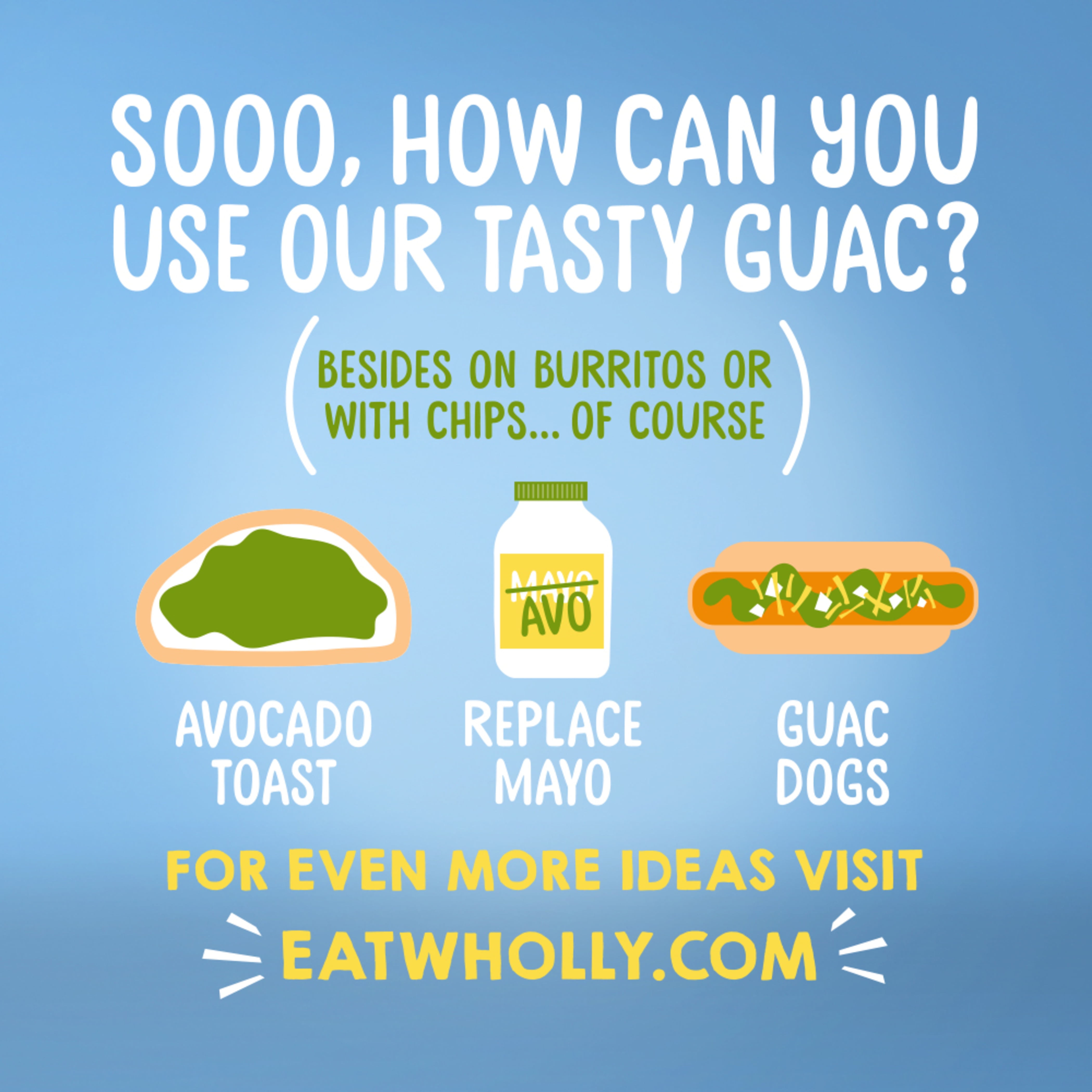 Wholly Guacamole Spicy Homestyle Guacamole Minis, Spread, 2 oz 6 Ct Plastic Cup