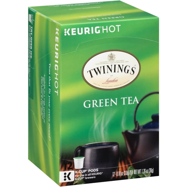 Twinings Green Tea K Cups, 12 CT (Pack of 6) - Walmart.com - Walmart.com