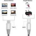 thumbnail image 4 of Fasgear 3ft Type C to USB B Midi Cable Nylon Braided 2.0 Printer Scanner Cord with Metal Connector Compatible with AiO, HP, Canon, Samsung Printers,Brother,MacBook Pro,Dell and More (1m,Gray), 4 of 6