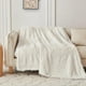 thumbnail image 3 of Manta de sherpa de piel sintética Blanket COOVA, 127 x 152 cm, color marfil, 3 of 6