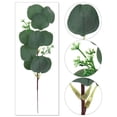 thumbnail image 4 of Spencer 20Pcs Artificial Eucalyptus Leaves Stems Faux Greenery Garland Wreath Decor For DIY Floral Arrangements Vase Wedding Bouquet Home Decoration, 4 of 9