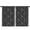 Black White Gothic-1, variant on Blackout Kids Curtains,Dark Blue Sun Moon Cloud Pattern Childrens Insulated Curtains Set Of 2,Bedroom Essentials,Toddler Room Decor 42x54in(106x137cm)