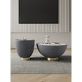 thumbnail image 2 of Anderson Coffee Table and End Table 2.0 with Steel Frame in Gray - Set of 2, 2 of 7