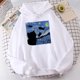 thumbnail image 1 of Sudaderas con capucha con estampado de noche de gato estrellado para hombre, Sudadera con capucha de gran tamaño, sudaderas de lana a la moda, Jersey informal S-Xxl, Tops, 1 of 3