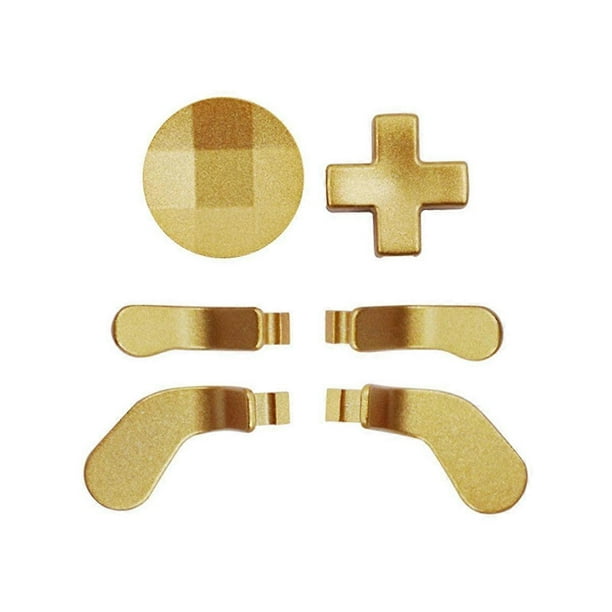 For Elite Series 2 6PCS Metal Controller Parts 4 Paddles 2 D-Pad Gaming Replacement Controller Component Set D