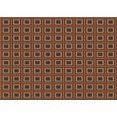 thumbnail image 1 of Ahgly Company Indoor Rectangle Patterned Vermilion Red Area Rugs, 3' x 5', 1 of 6