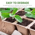 thumbnail image 4 of CNKOO Seedling Starter Tray 24 Cells Seed Germination Biodegradable Garden Plant Pots Nursery Grow Box, 4 of 8