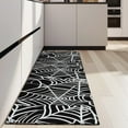 thumbnail image 4 of Halloween White Spider Web Pattern Kitchen Rug Mat,Kitchen Runner Rugs Non Skid Washable,Decorative Kitchen Floor Mats for Kitchen,Sink,Laundry,17"X47", 4 of 5