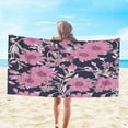 thumbnail image 2 of AYktou Beach Towel Beach Essentials-30*59" Microfiber Beach Towel Colorful Floral Patterns Bath Towels Picnic Blankets Beach Blanket Pool Towels,Machine Washable,Absorbent,Dry Faster Gym Towels, 2 of 8