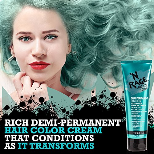 N Rage Demi Permanente Hair Color Twisted Teal Walmart Canada