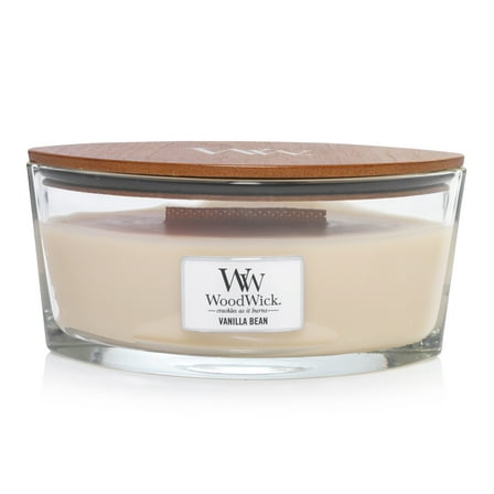 Woodwick Ellipse Candle, Vanilla Bean, 16 oz