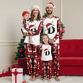 thumbnail image 7 of Linfrsh Matching Pajamas Family Christmas Pjs Matching Sets Holiday Jammies Sleepwear Christmas Pajamas for Family Xmas Outfits with Socks Light Purple,L, 7 of 7