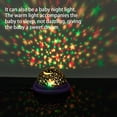 thumbnail image 2 of Baohd Ceiling Projection Lamp Party Wedding Projector Light Battery Operated Children Decorative Household Night Lighting Decoration Blue, 2 of 8